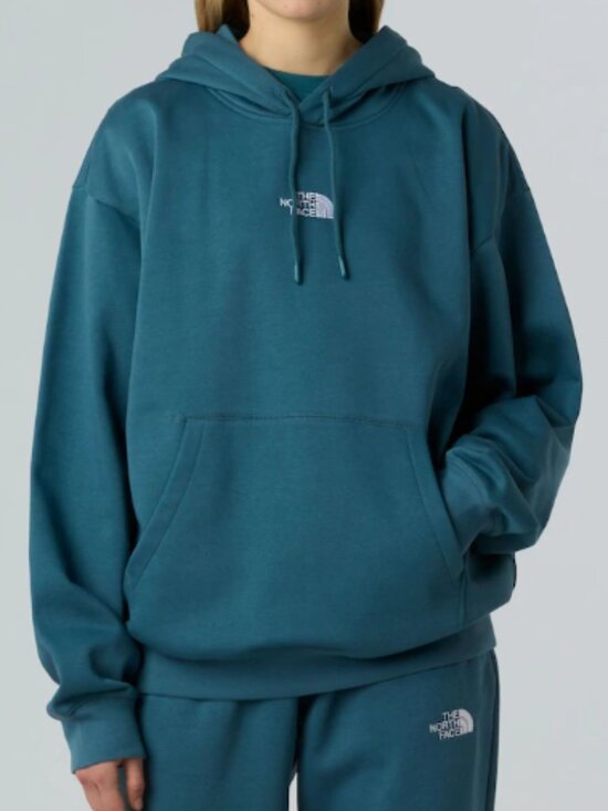 The North Face Tops - The North Face Blue Essential Oversized Hoodie Sweatshirt - Womens XL